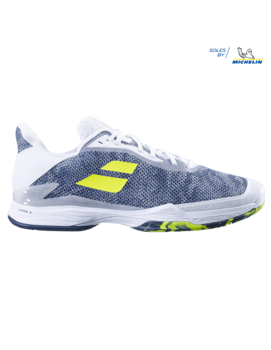 Tennis Schoenen Heren Babolat Jet Tere All Court Wit/Blauw 