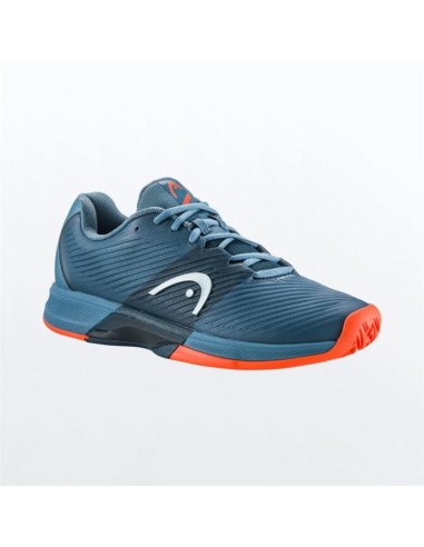 Zapatillas de Tenis Head Junior Revolt Pro 4.0 Azul Naranja 2022 