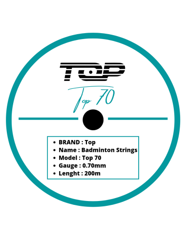 Badminton snaar Top 70 (spoel 200m) 