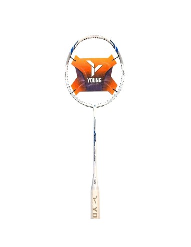 Raqueta de Bádminton Young Y-Flash ipower 4U (Blanco/Azul) 