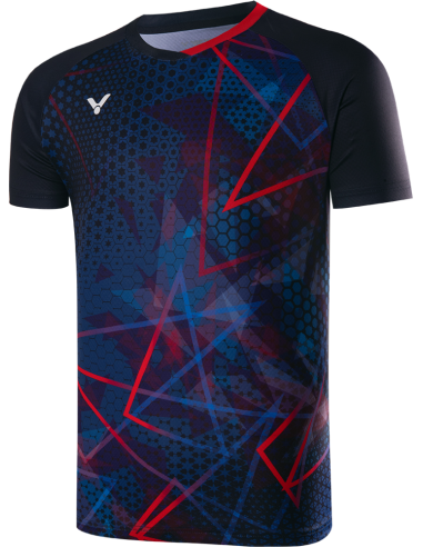 Camiseta Victor T-40001TD C Hombre Azul para mejorar tu rendimiento en la pista 