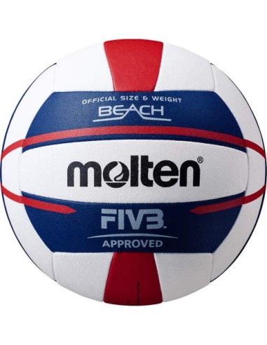 Strandvolleybal V5B5000-WN Wit/Blauw/Rood 