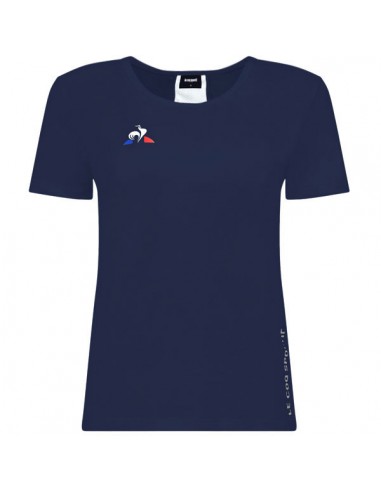 T-SHIRT LE COQ SPORTIF FEMME SPORT N°1 MARINE 